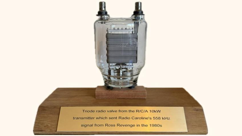 Triode Valve taken from Ross Revenge in Dutch Raid