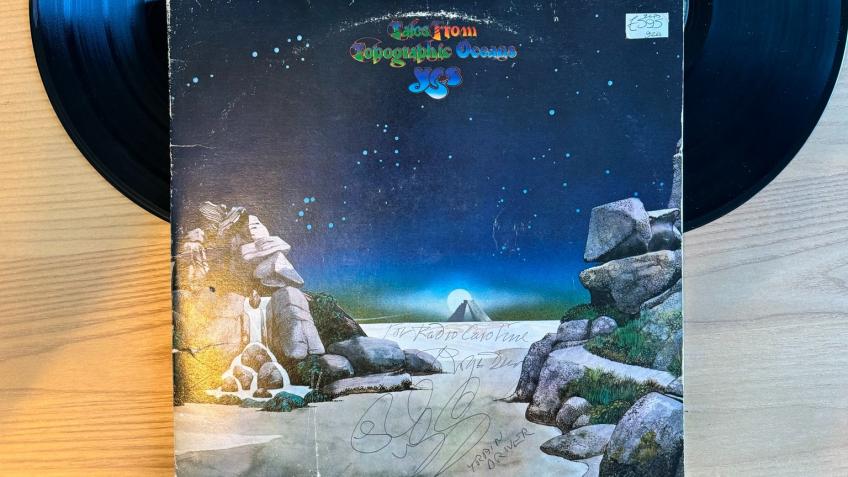 Signed 1st Ed 'Tales from Topographic Ocean' - Yes