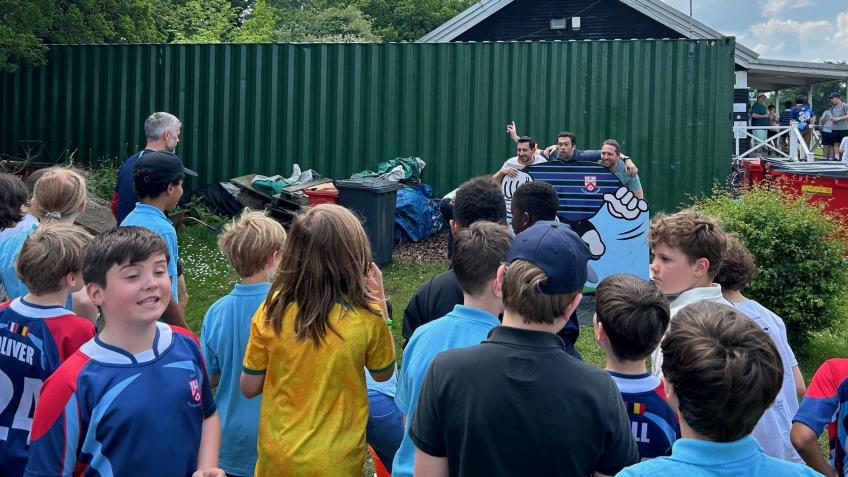 U11s coaches thank you donation