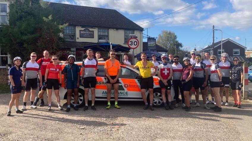 MUFG London to Amsterdam Cycle 2024 fundraiser