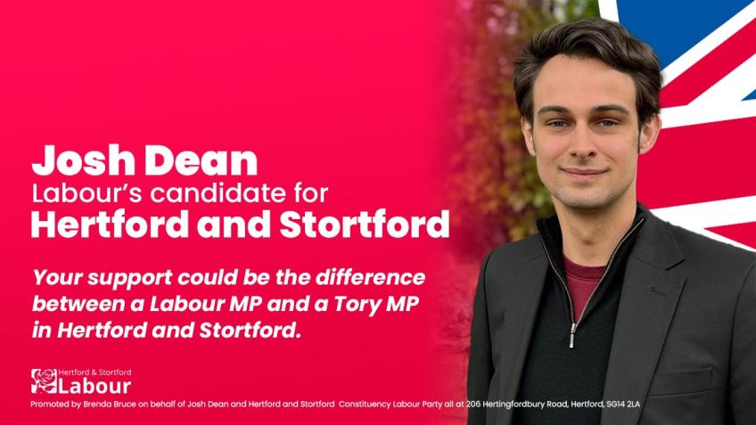 Josh Dean for Hertford and Stortford