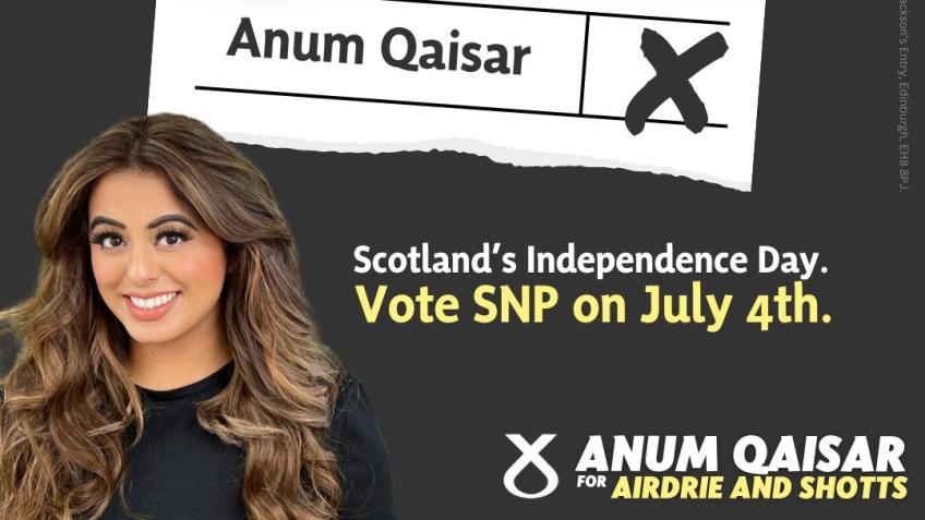 Re-elect Anum Qaisar - Airdrie and Shotts