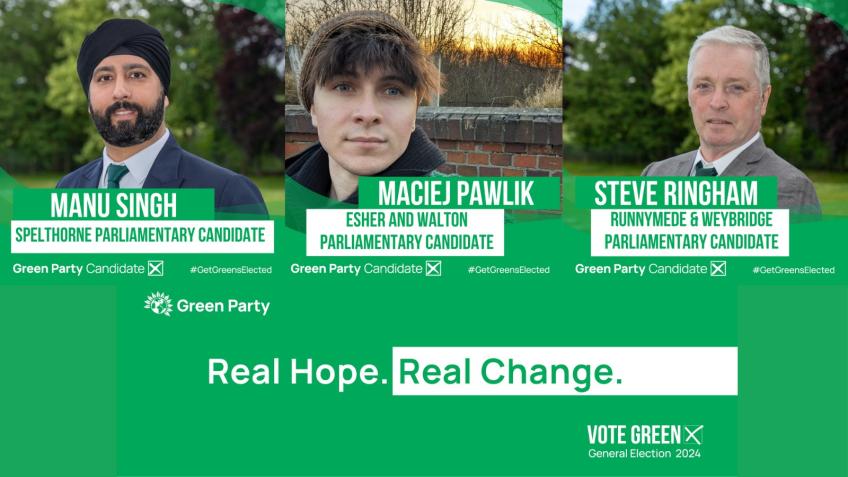 North Surrey Green Party 2024 GE Fundraiser