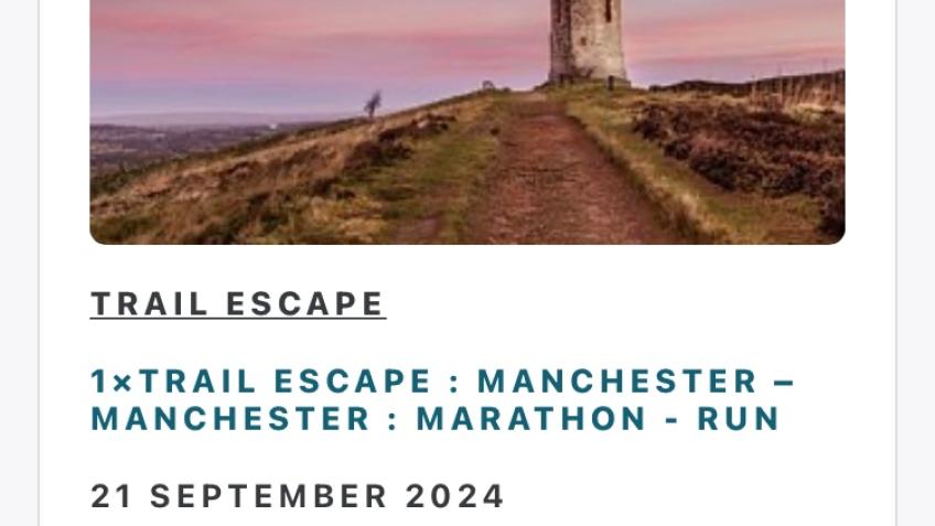 Trail Escape: Manchester - Marathon