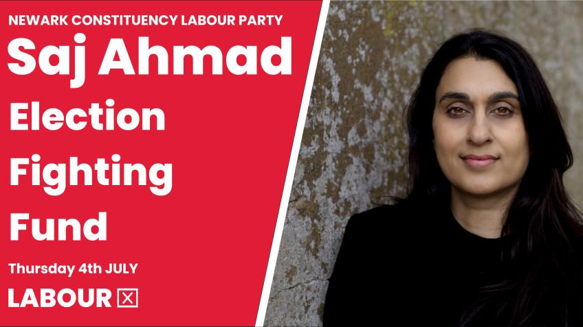 Saj Ahmad election fighting fund
