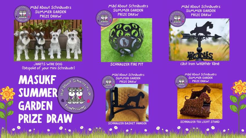 Mad About Schnauzers UK Summer Garden Prize Draw