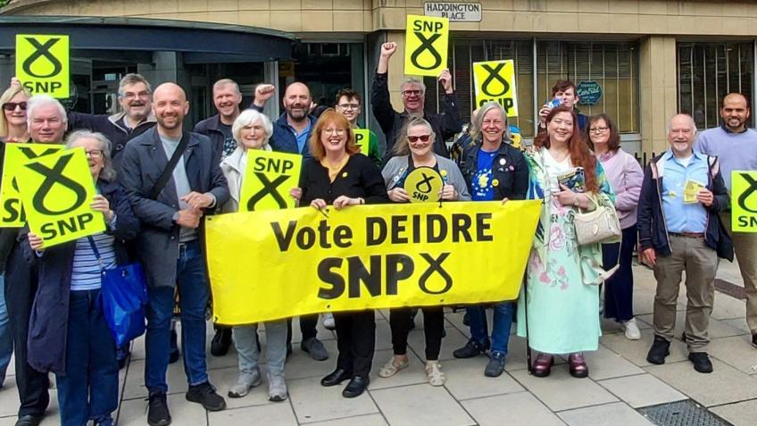 RE-ELECT DEIDRE BROCK SNP EDINBURGH NORTH & LEITH