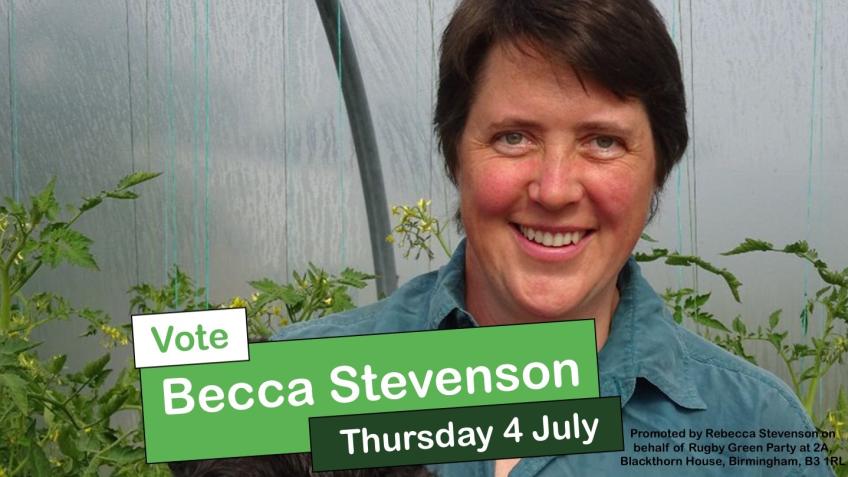 Becca Stevenson - Rugby Green Party Election Fund