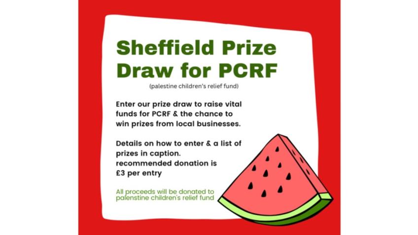 Sheffield Prize Draw for PCRF