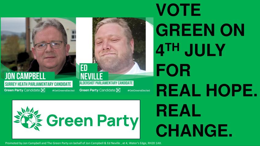 Blackwater Valley Green Party Election Fund