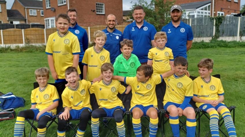 SPS Under 11's squad sponsored walk.