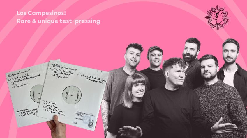 Los Campesinos! 'All Hell' test-pressing