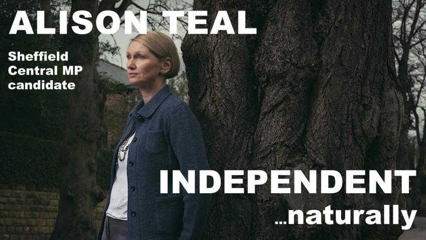 Alison Teal - Independent for Sheff Central GE24