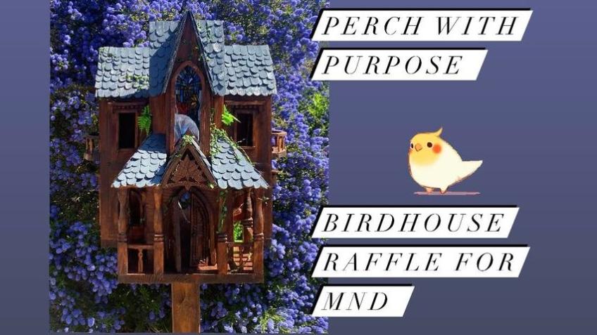 Perch with Purpose: Birdhouse Raffle for MND