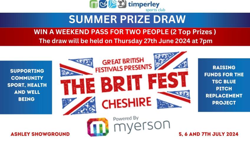 Prize Draw - Win a Brit Fest Weekend Pass for two!