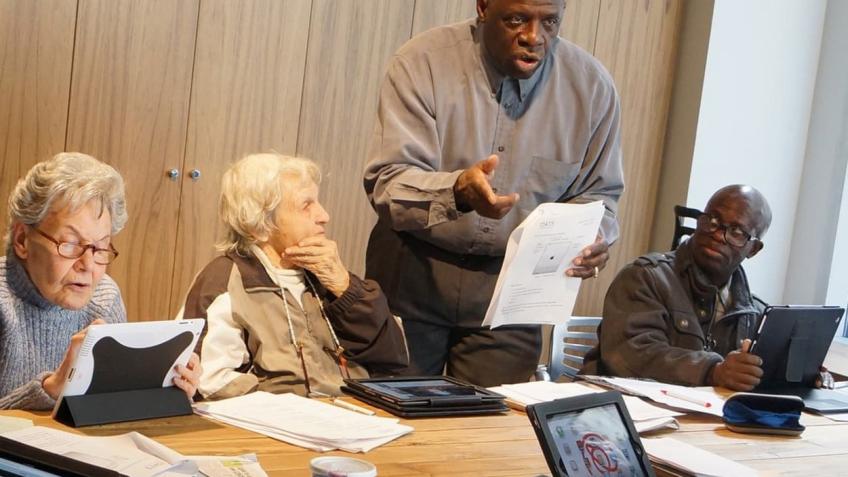 Digital Connect-up for the elderly.
