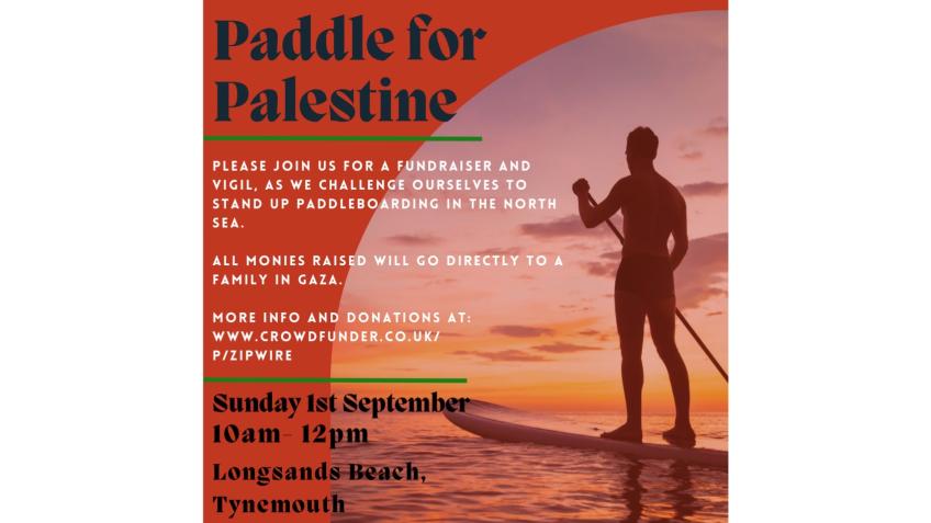 Paddle for Palestine 1st September
