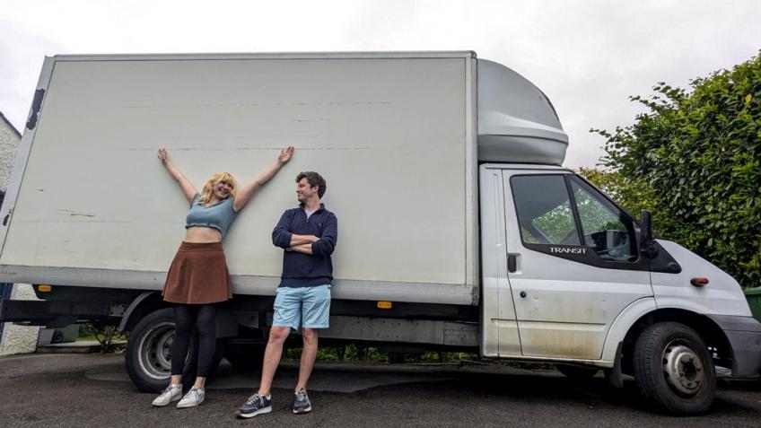 Creating a travelling bookshop van!