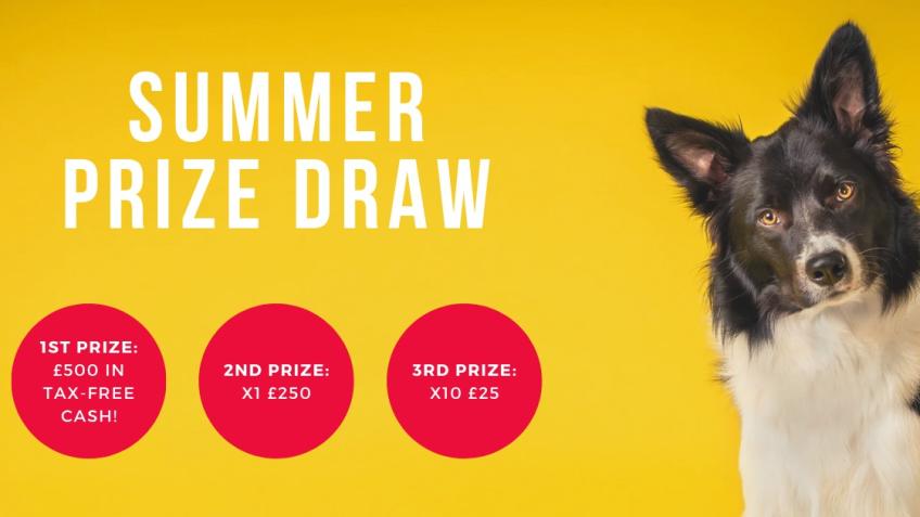The Paws Summer Prize Draw