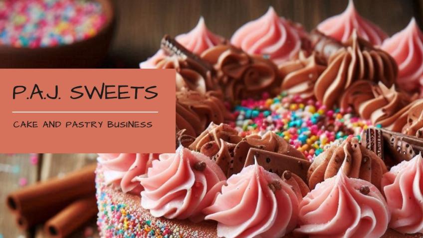help open Diary shop P.A.J. Sweets