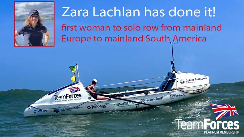 Zara Lachlan - solo row across the Atlantic