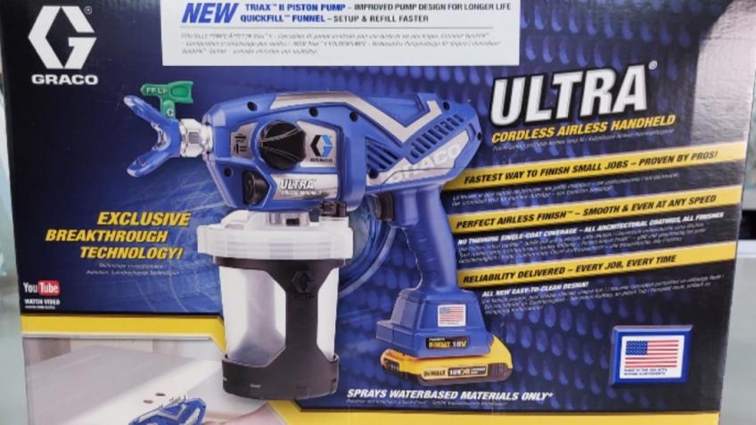 Win a fantastic GRACO CORDLESS HANDHELD SPRAYER