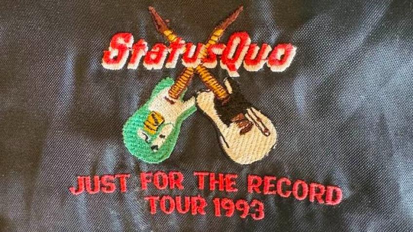 ORIGINAL STATUS QUO 1993 ROADIE TOUR JACKET