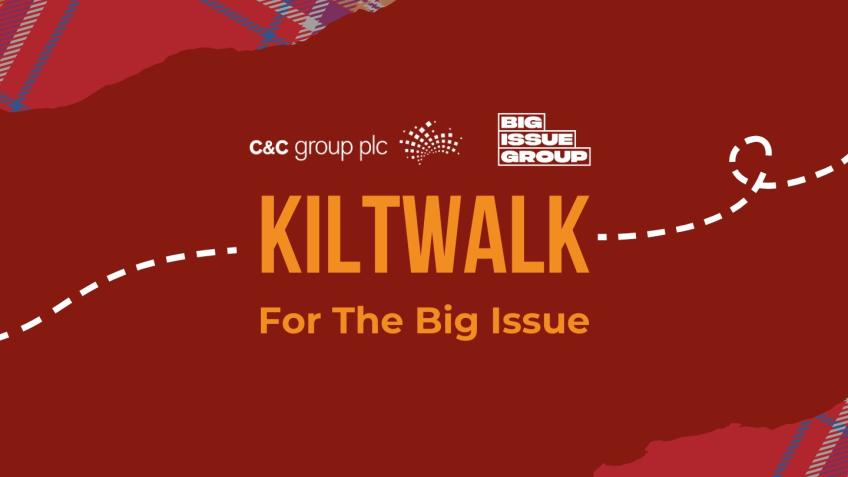 C&C Kiltwalk challenge, raising money for BIG