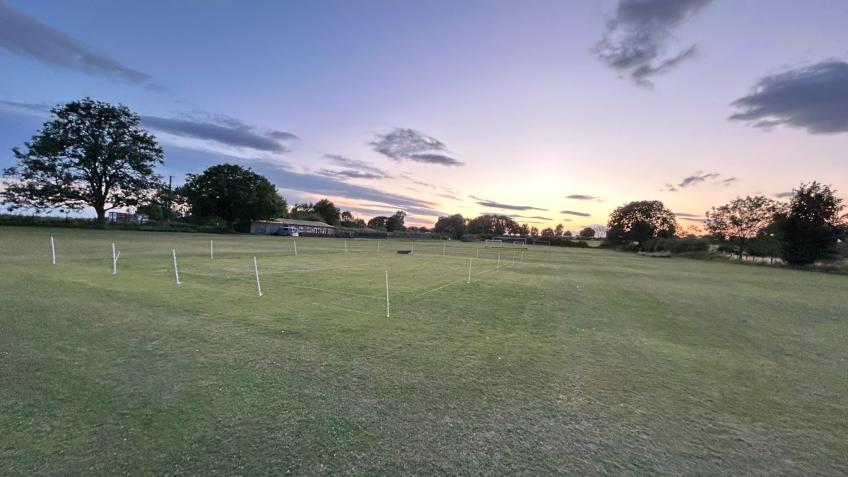 Cricket Square renovation at Dishforth Village