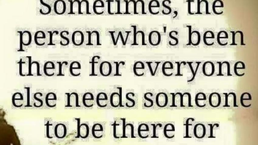 Sometimes we all need some help.