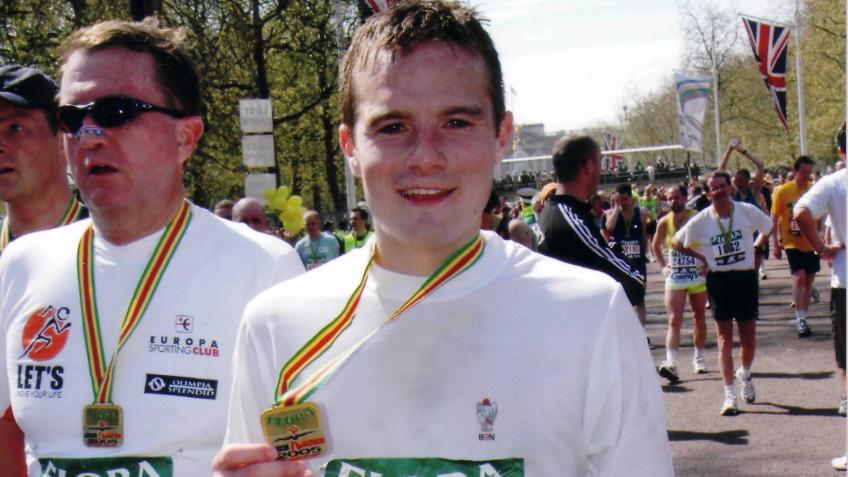 Richard March's 100th Marathon