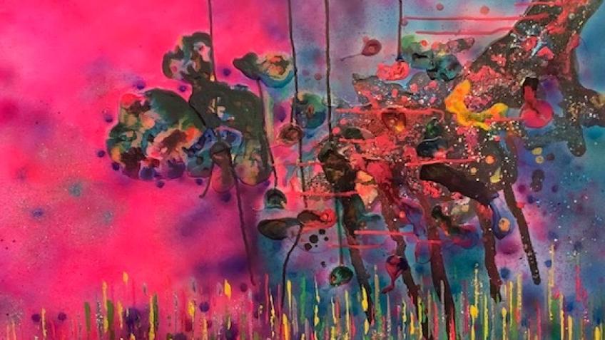 Original Awesome Abstact  Painting by Dylski