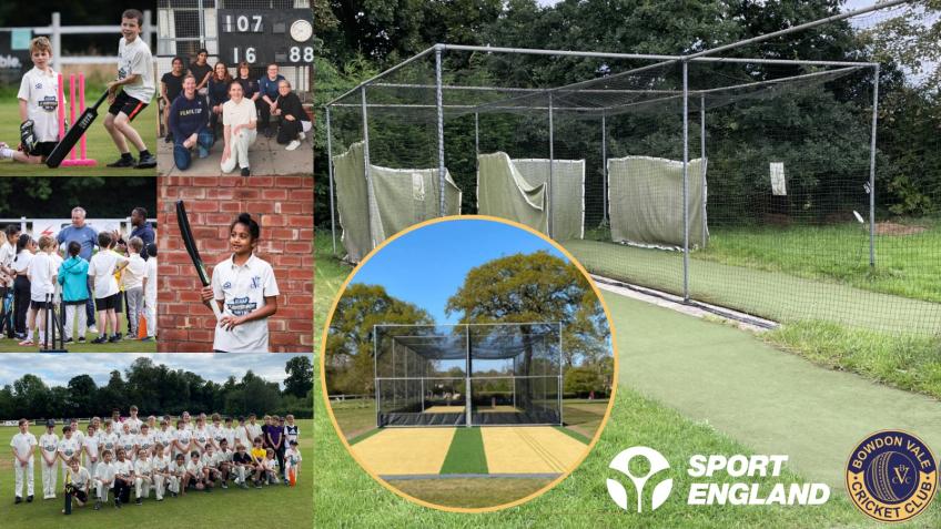 New Practice Nets at Bowdon Vale Cricket Club