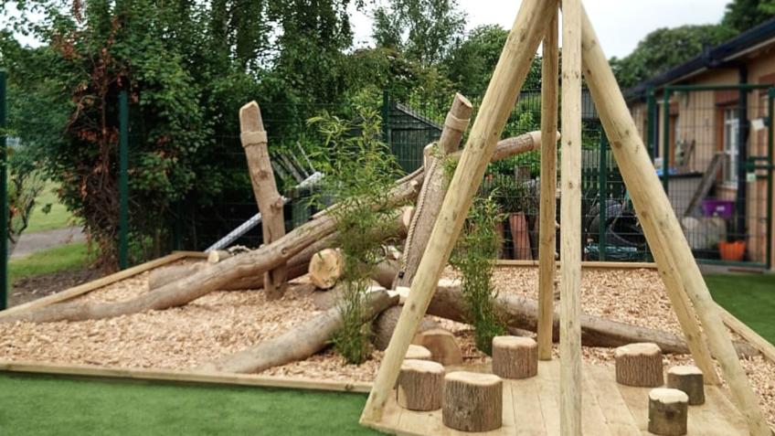 Bridlington Nursery - New Outdoor Learning Area