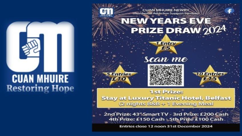 Cuan Mhuire New Years Eve Prize Draw 2024