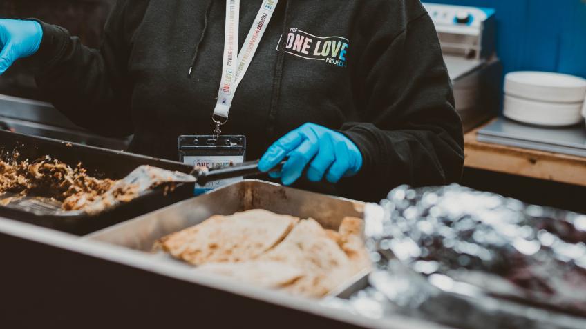 The One Love Project Evening Hot Food Service