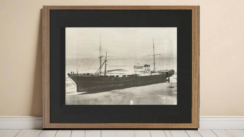 ORIGINAL PHOTO ROSS REVENGE GROUNDED GOODWIN SANDS