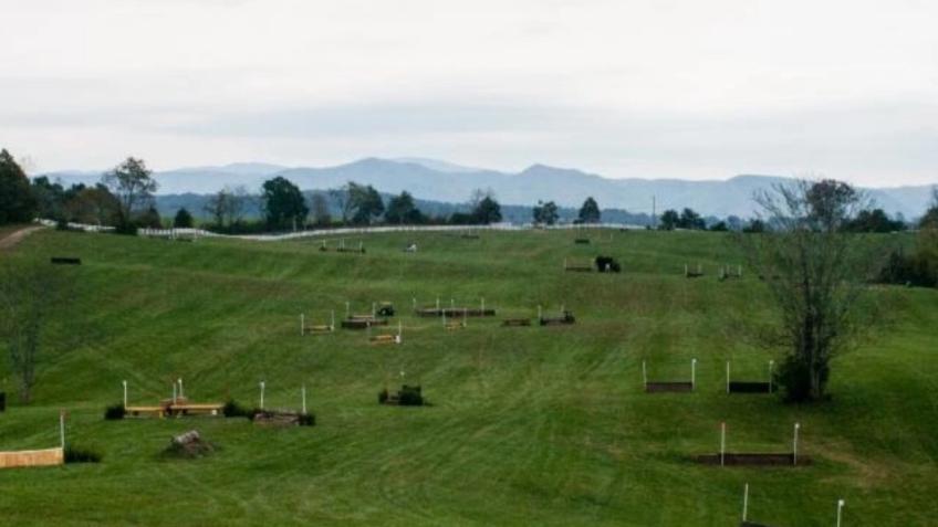 Horse cross country track and dog paddocks