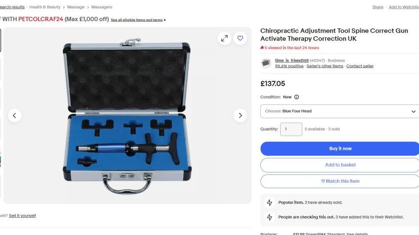 Chiropractic Device For Service Use Free Therapy