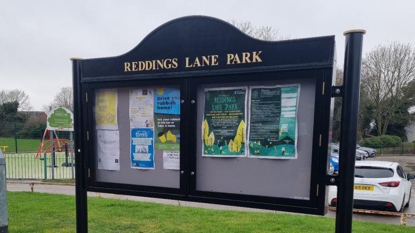 CCTV around Community Centre/Reddings Lane Park