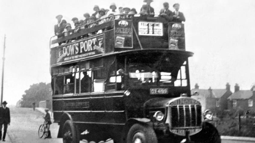 1922 Petrol-Electric motorbus restoration