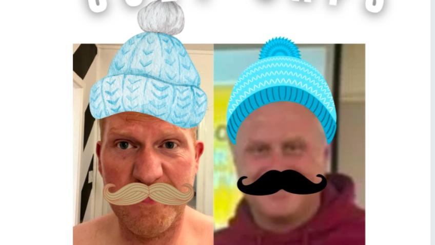 Coatbridge City Coaches Fuzzy Faces for Cozy Caps: