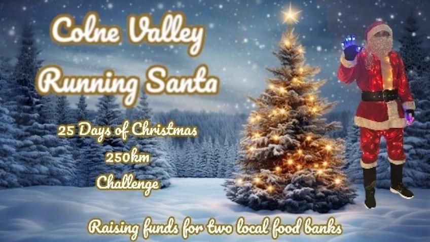 Colne Valley Running Santa.