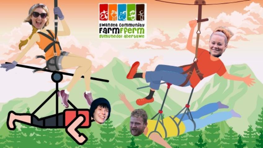 Swansea Community Farm Zipworld Challenge