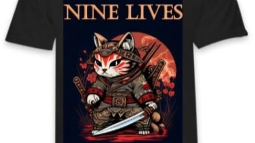 Nine Lives T-shirt Sale