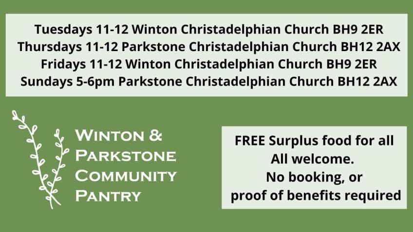 Winton and Parkstone Community Pantry