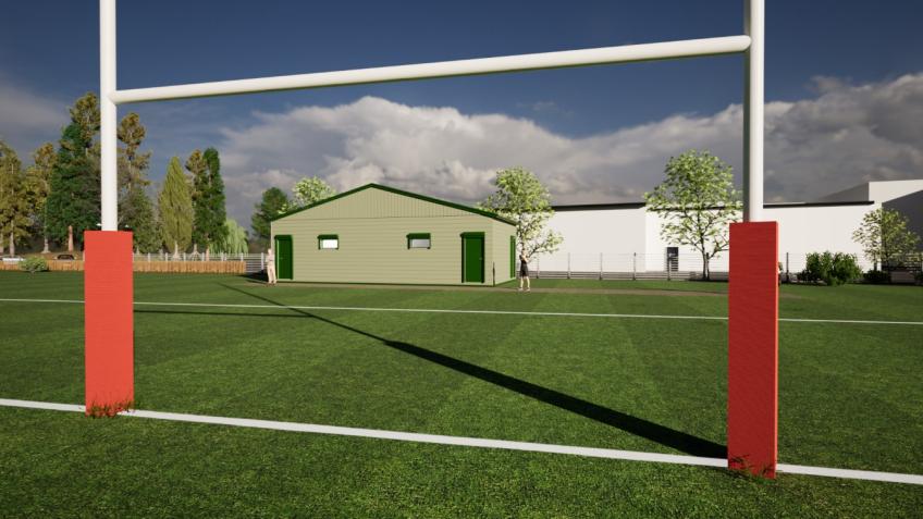 West Mon RFC changing facilities at Skew Fields