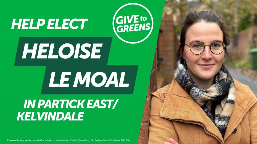Elect Heloise Le Moal for Partick East/Kelvindale!