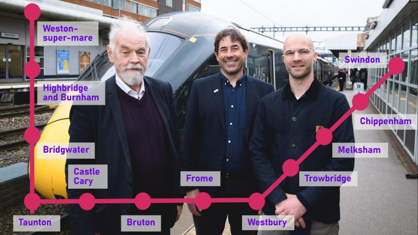 Launch of Go-op's Taunton - Swindon rail services