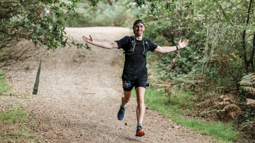 55 Mile Run - Winter on the Downs